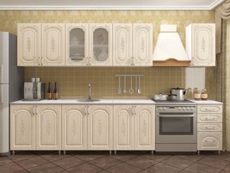 Кухонный Гарнитур Браво МДФ 2600 мм