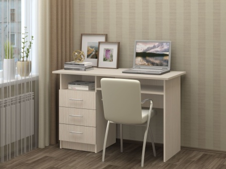 Письменный Стол Боско 02 с Ящиками (Ш-1100 х В-750 х Г-600 мм)/Разные Цвета