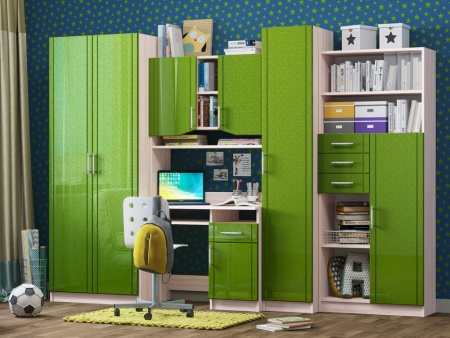 Стенка Юнга МДФ (Ш- 3000 х В- 2000 см х Г- 570 мм)/Разные Цвета