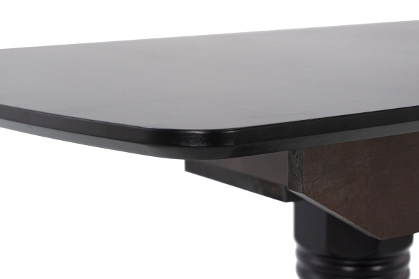 Стол обеденный раздвижной с овальной крышкой венге