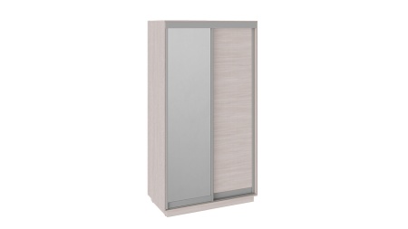 Шкаф-Купе 2-х Дверный с Зеркалом Румер Мадлен Ясень Шимо (Ш-1200 х В-2200 х Г-600 мм)