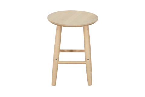 Табурет c круглым сиденьем выбеленная береза