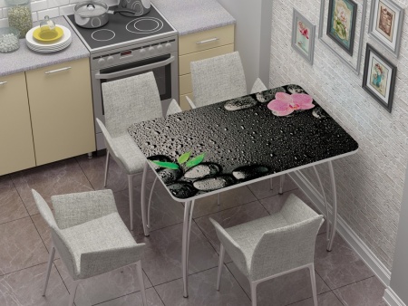 Стол Обеденный Бочонок Фотопечать (Ш-1100 х Г-700 х В-760 мм)/Разные Цвета