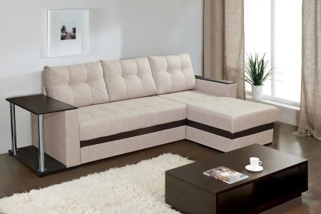 Угловой Диван Глори №1/Разные Цвета Ш-2640 х Г-1620 х В-900 мм