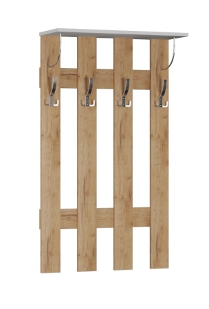 Вешалка Ямайка ЯПВ-1, дуб крафт/белый