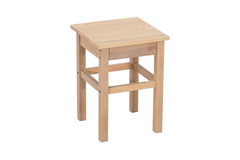 Табурет на прямых ножках массив выбеленная береза