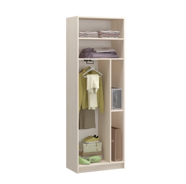 Шкаф №2 Юнга-М МДФ (Ш-750 x В-2000 x Г-420 мм)/Разные Цвета